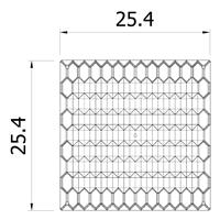 VedoNonVedo Diamante dekoratives Element zur Einrichtung und Teilung von Räumen - schwarz 5